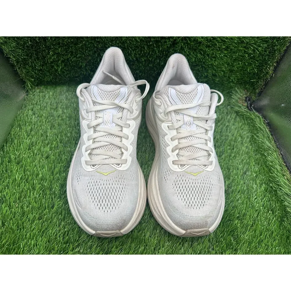 Hoka One One Bondi 9 1162012-TLSL Athletic Sneaker Women's 9B Beige Knit Running